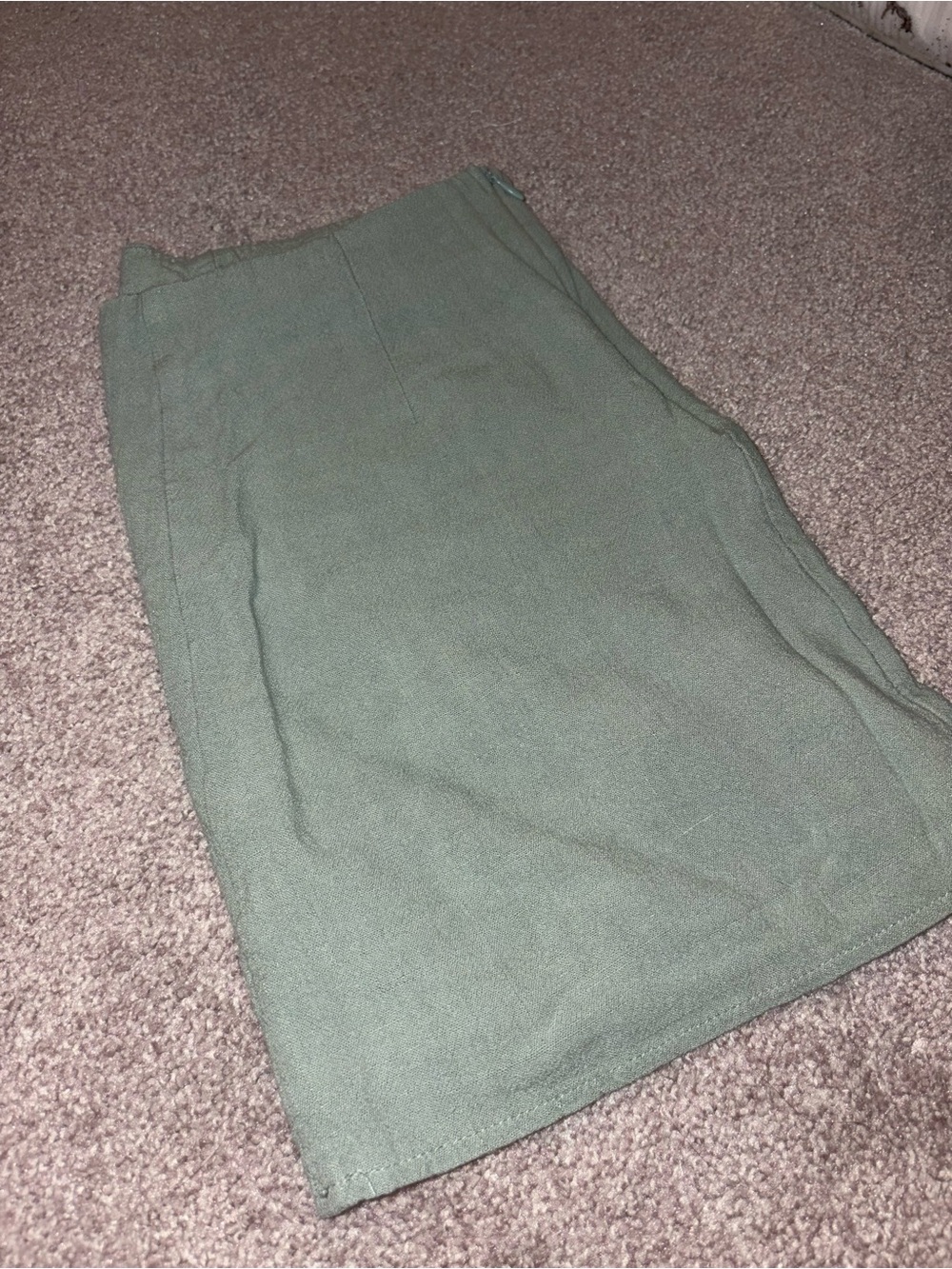 Princess Polly Olive Green Pencil Skirt